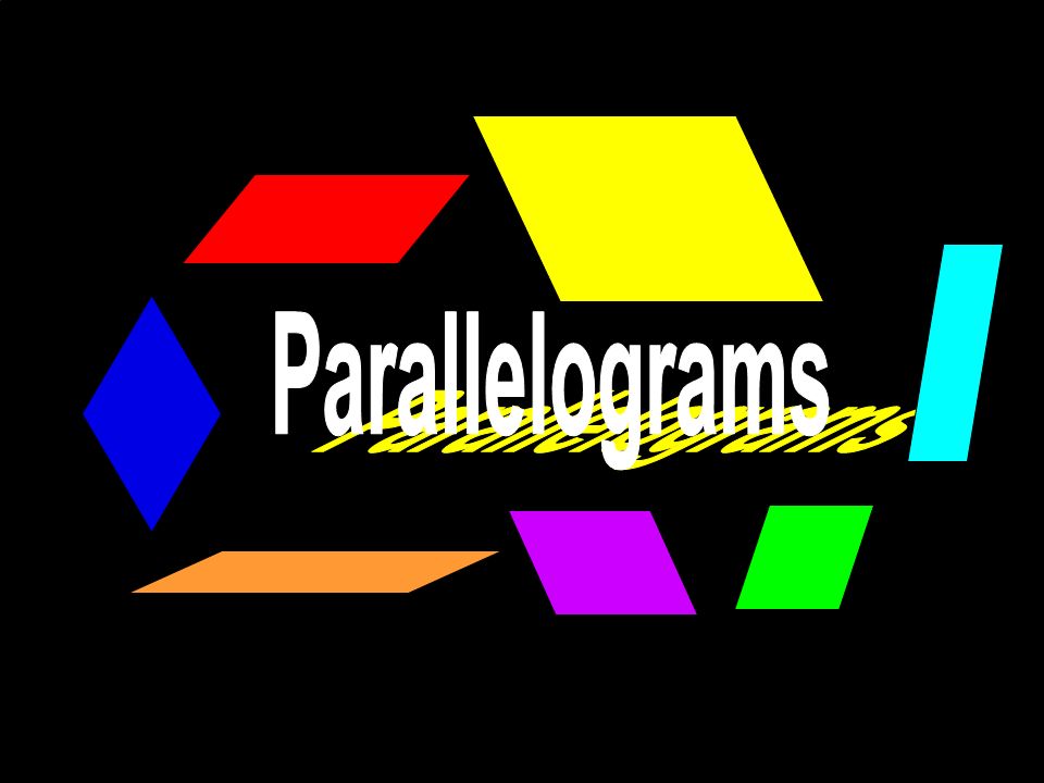 Parallelograms © T Madas