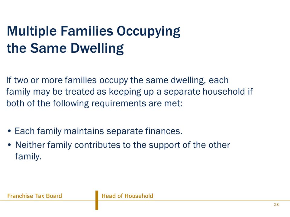 Multiple Families Occupying the Same Dwelling