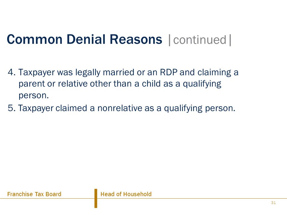 Common Denial Reasons |continued|
