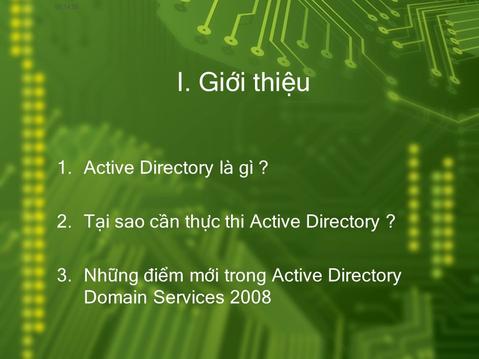 I. Giới thiệu Active Directory là gì
