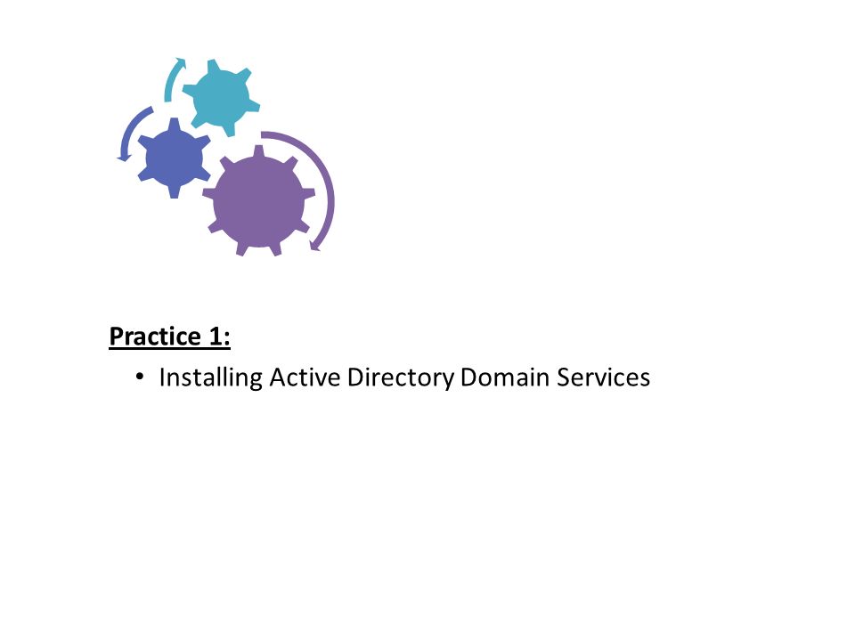 Installing Active Directory Domain Services