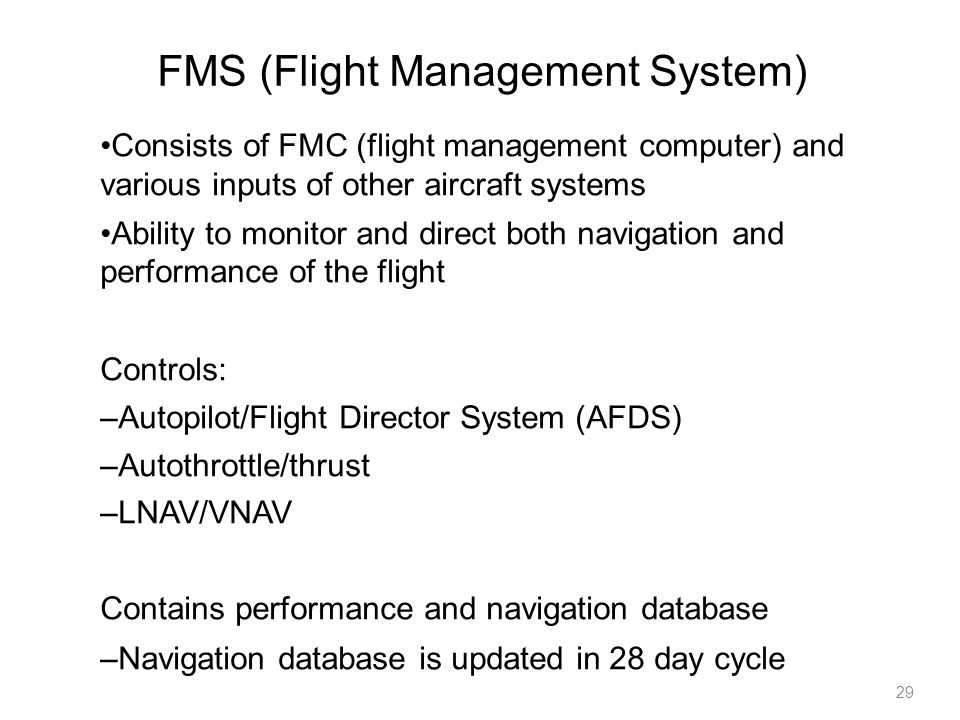 FMS (Flight Management System)