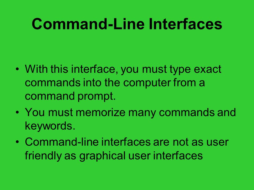 Command-Line Interfaces