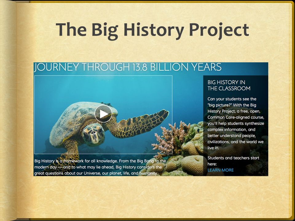The Big History Project