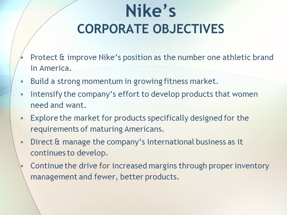 nike inc. goals and objectives,welcome to buy,wovensackindia.com
