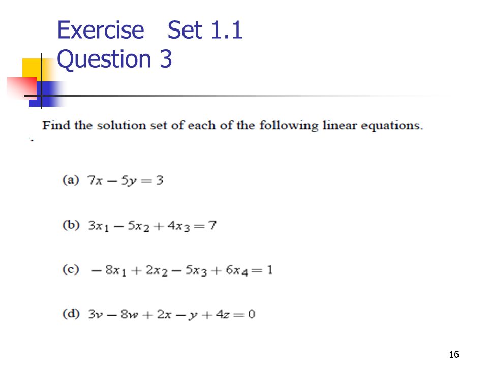 Exercise Set 1.1 Question 3