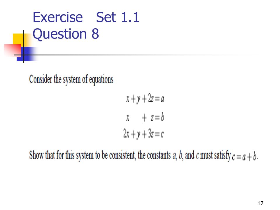 Exercise Set 1.1 Question 8