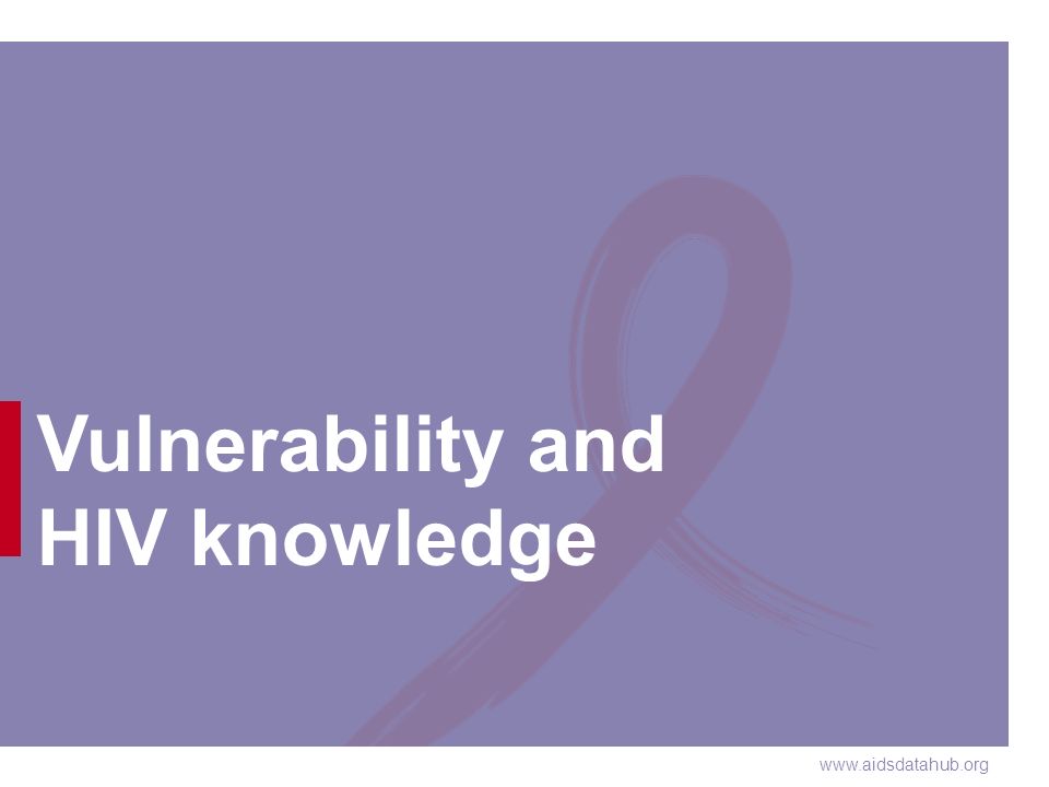 Vulnerability and HIV knowledge