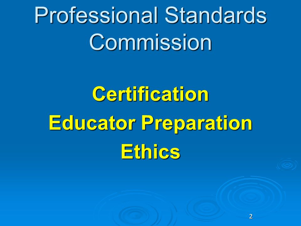 Professional Standards Commission