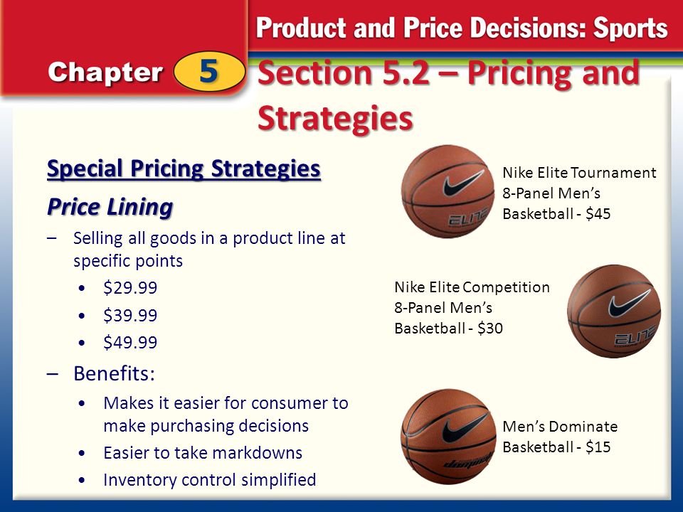 nike pricing objectives