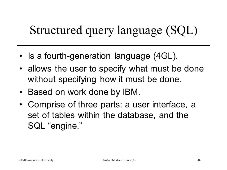 Introduction to Database Concepts - ppt video online download
