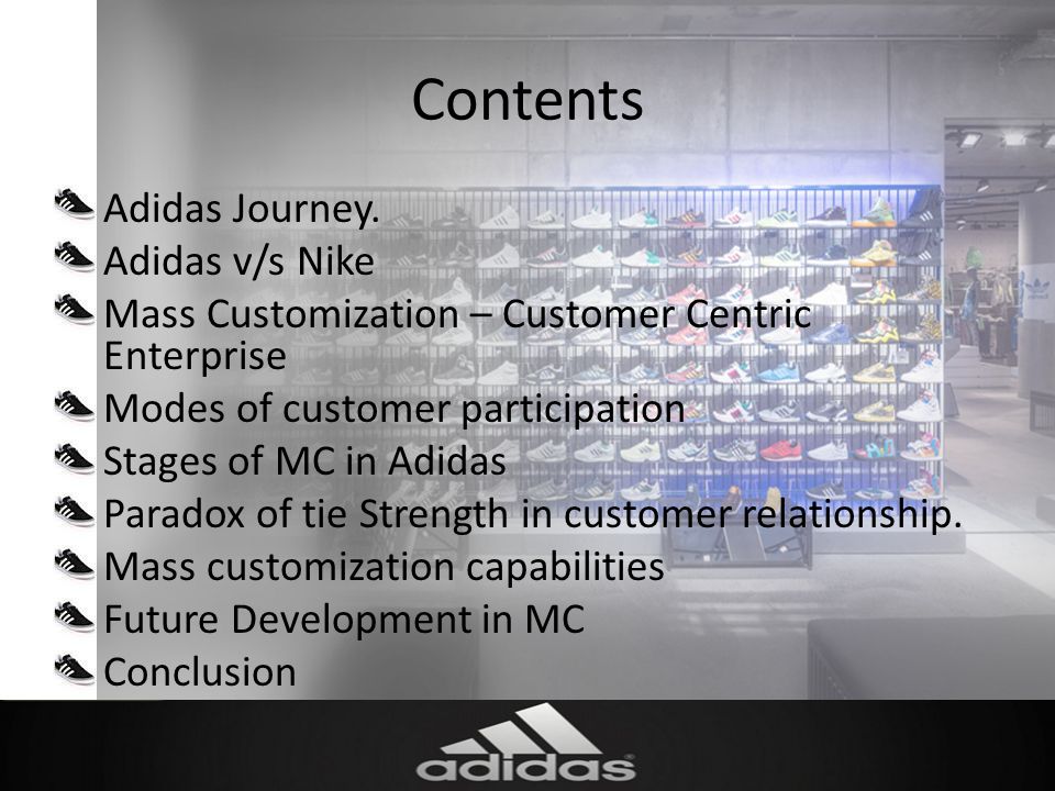 Customization in Adidas - ppt video online download
