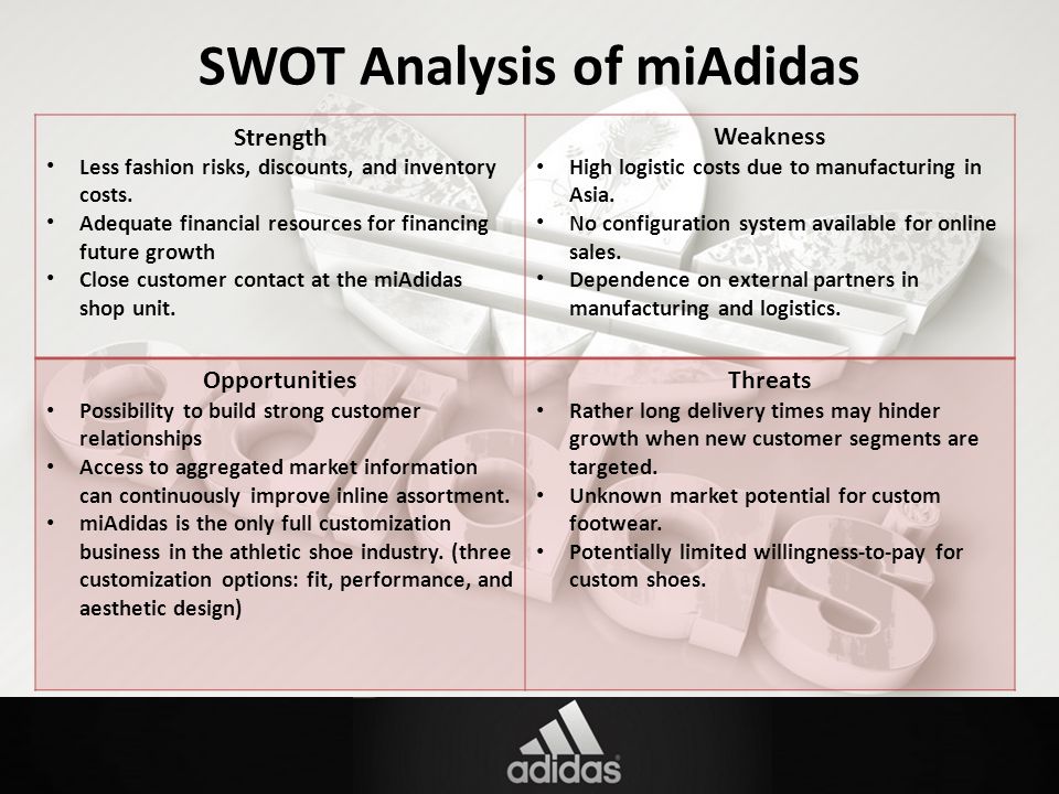 adidas swot analysis ppt