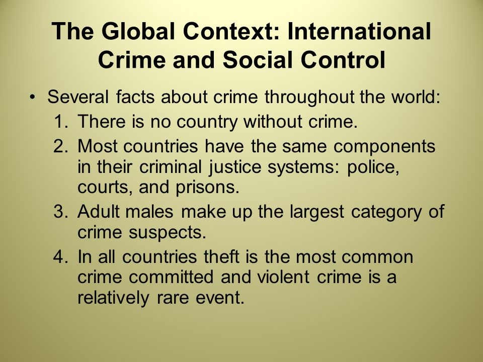 Chapter 3 Crime And Social Control Ppt Download