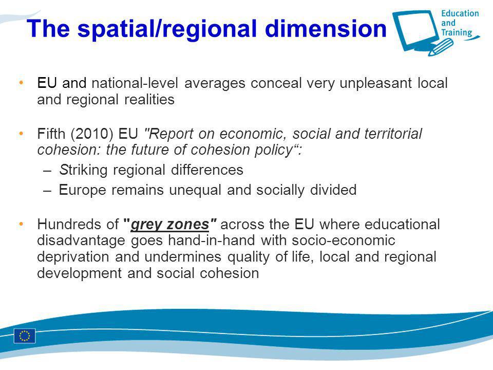 The spatial/regional dimension