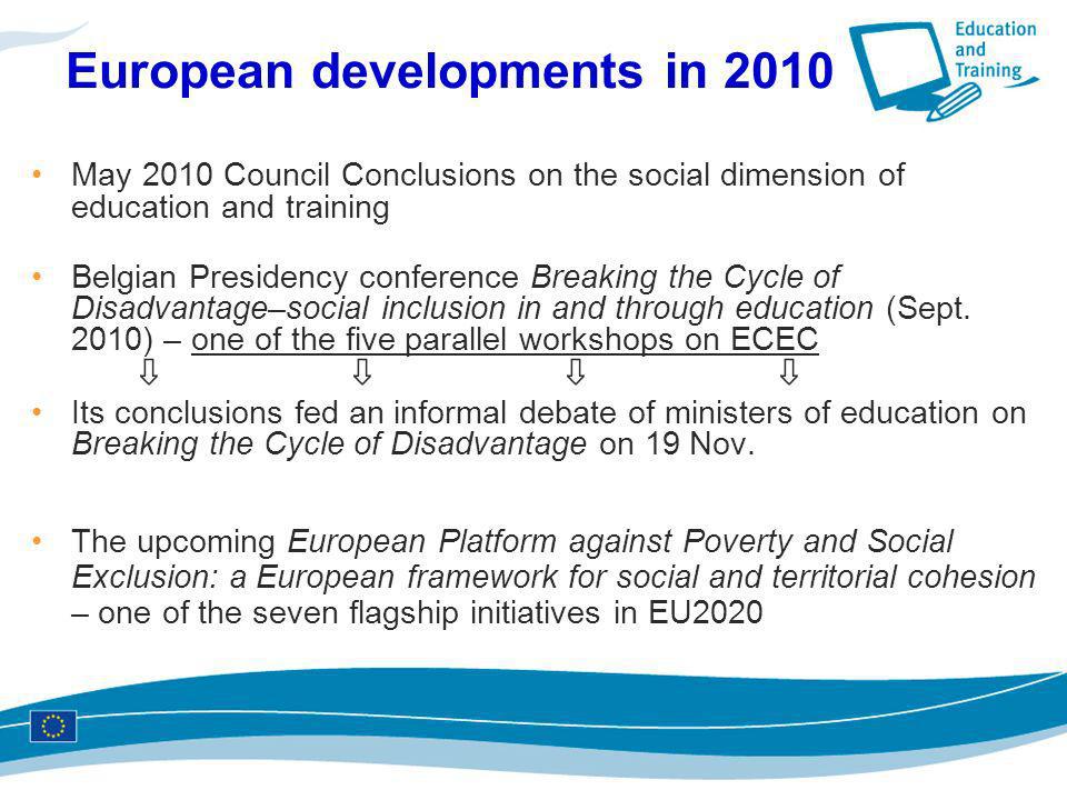 European developments in 2010