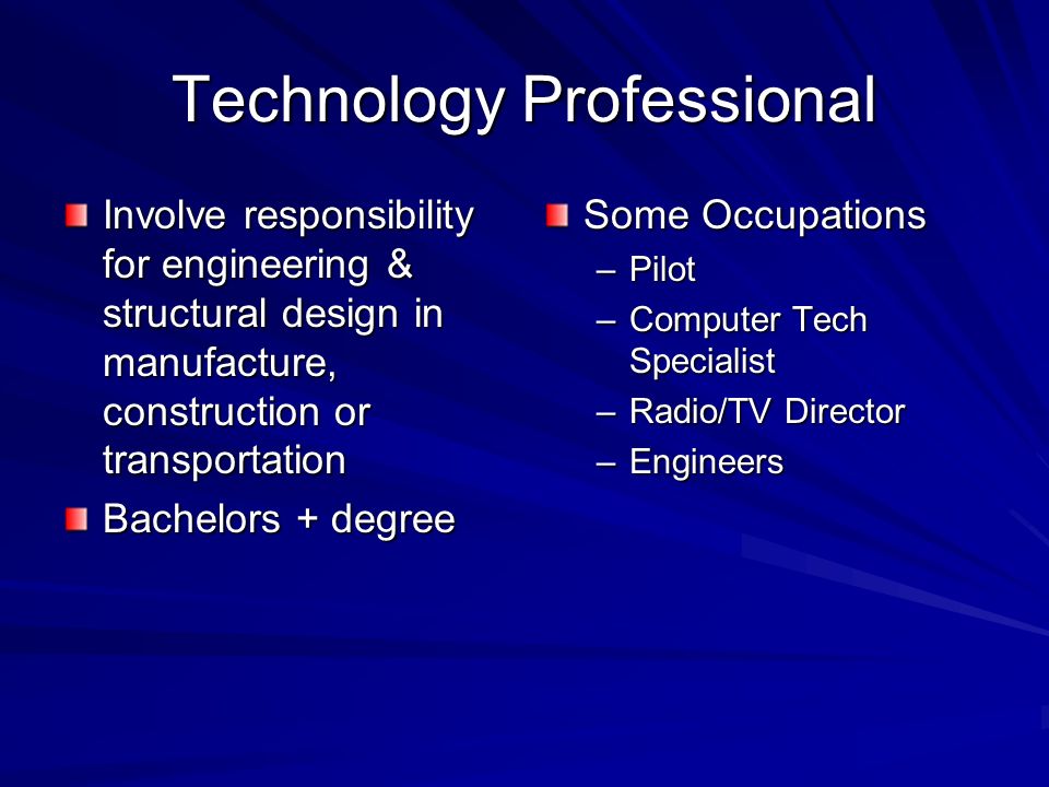 Technology Professional