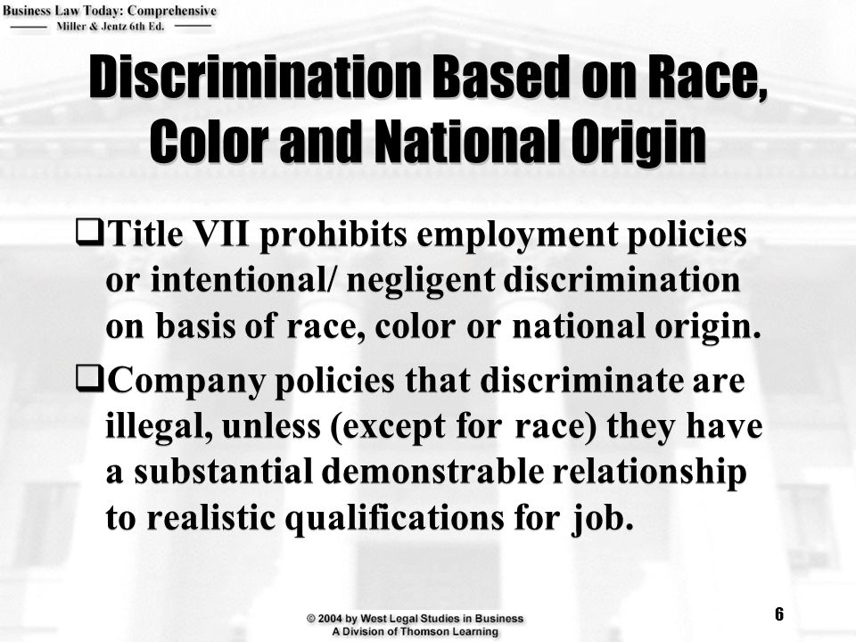 Chapter 41 Employment Discrimination - ppt video online download