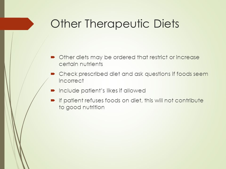 Other Therapeutic Diets