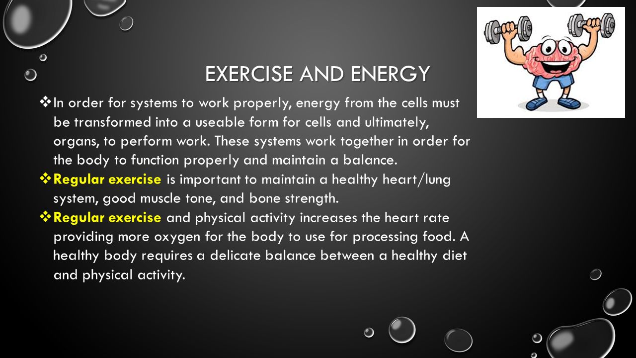 Exercise and Energy