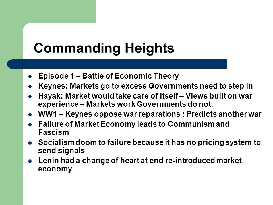 commanding heights episode 3 summary commanding heights episode 3 summary