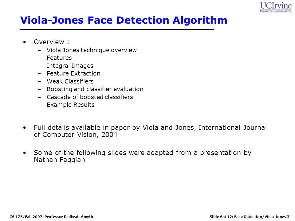 Face Detection using the Viola-Jones Method - ppt video online download