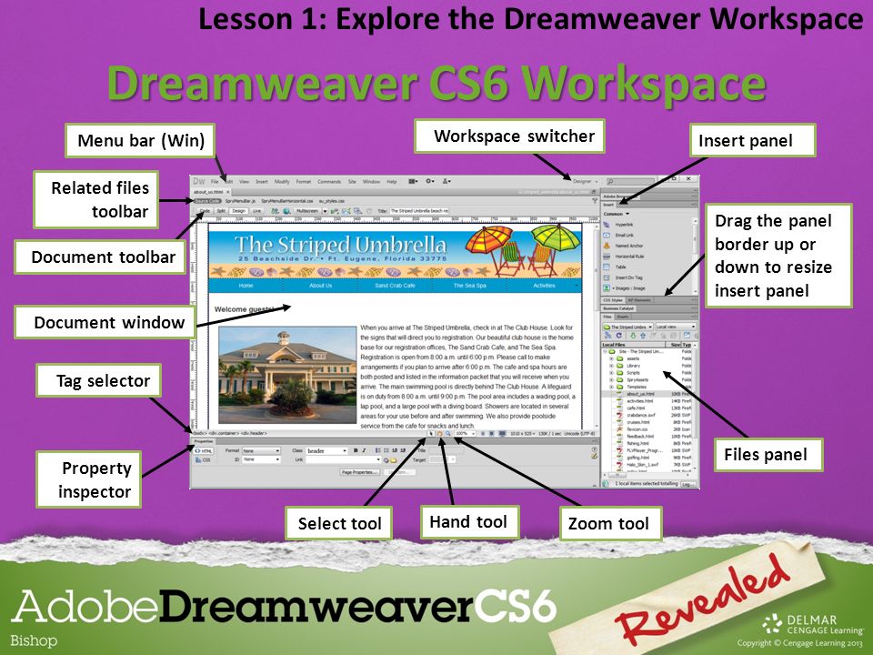 Dreamweaver CS6 Workspace