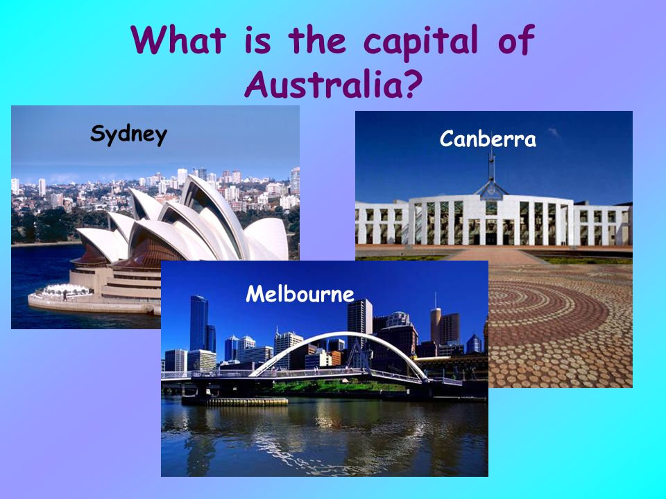 What is the capital of Australia