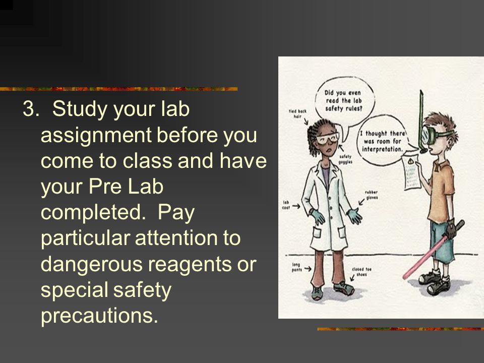 lab safety assignment