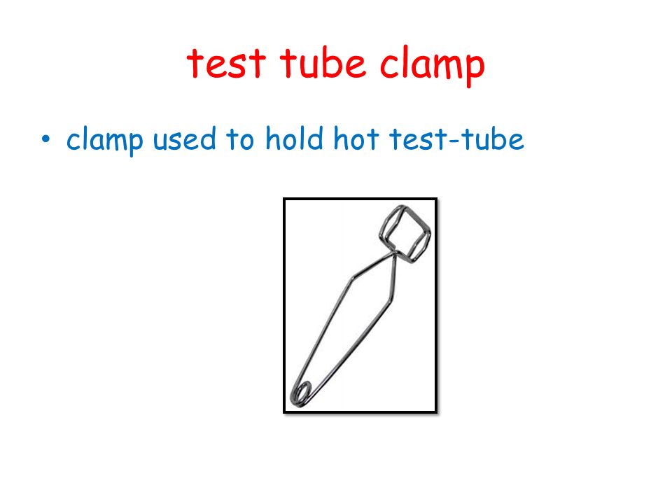 test tube clamp clamp used to hold hot test-tube