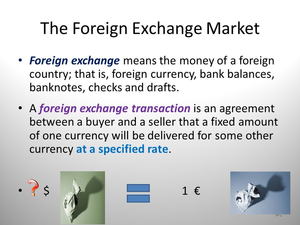 Chapter 6 The Foreign Exchange Market - ppt video online download