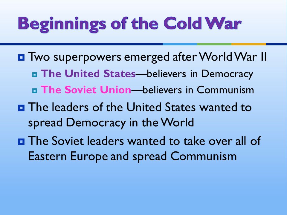 which two super powers emerged after world war ii