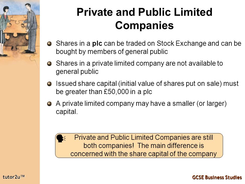 Private Limited Company Definition Business Tutor2u لم يسبق له