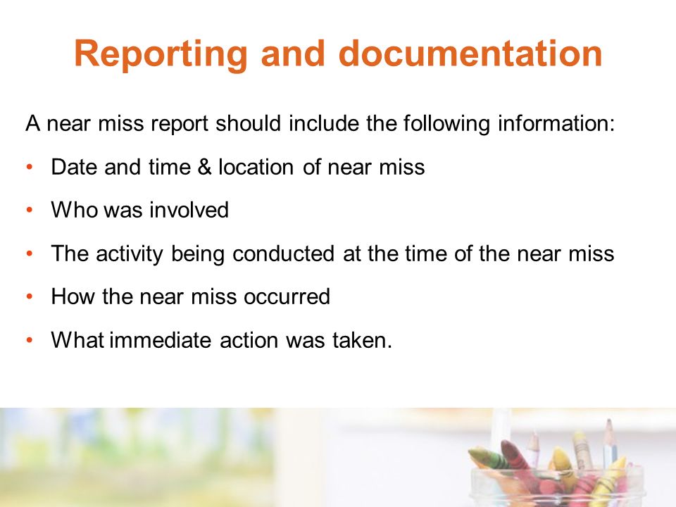Reporting and documentation