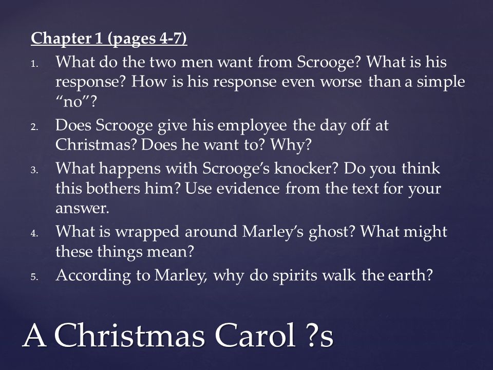 A Christmas Carol s Chapter 1 (pages 4-7)