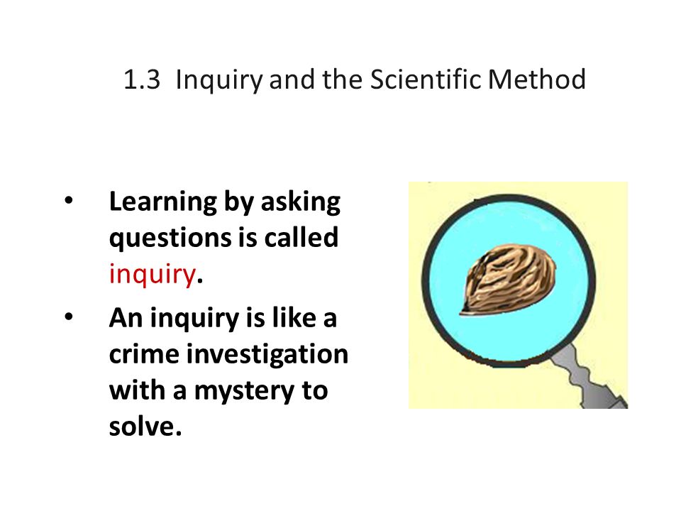 methods of inquiry in criminal investigation