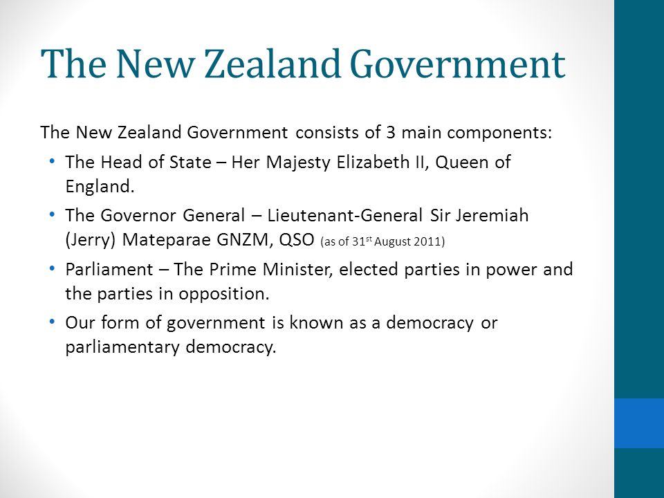 Democracy In New Zealand - ppt download