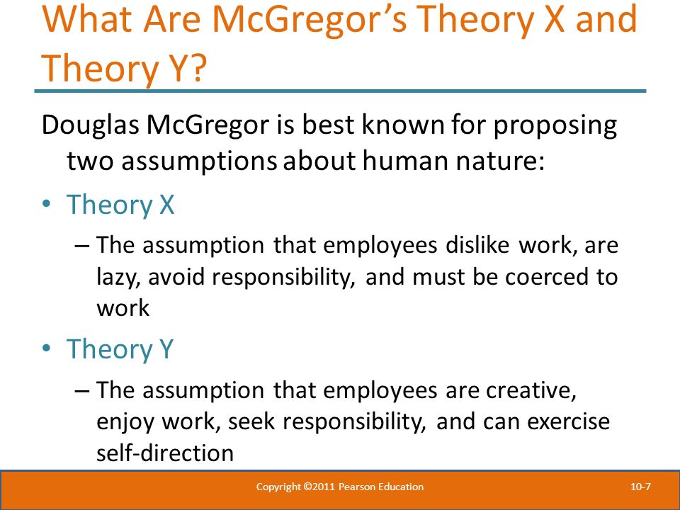 What Are McGregor’s Theory X and Theory Y