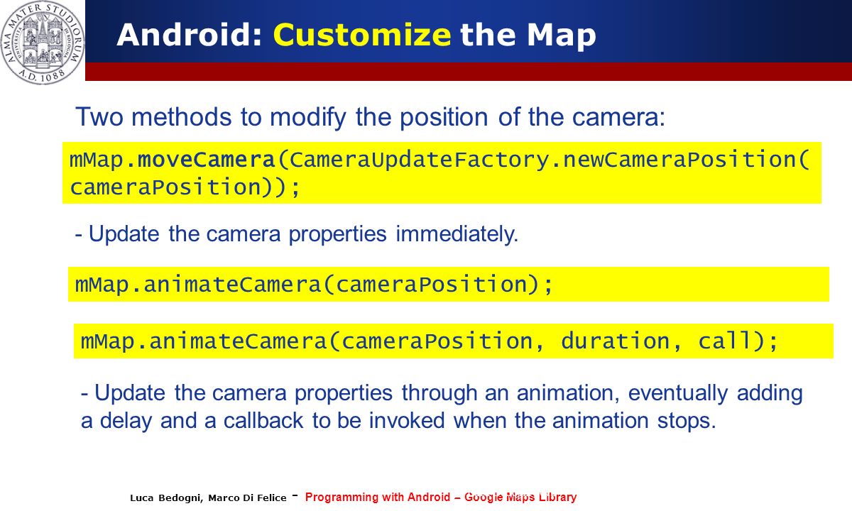 Programming with Android: Localization and Google Map Services - ppt video  online download