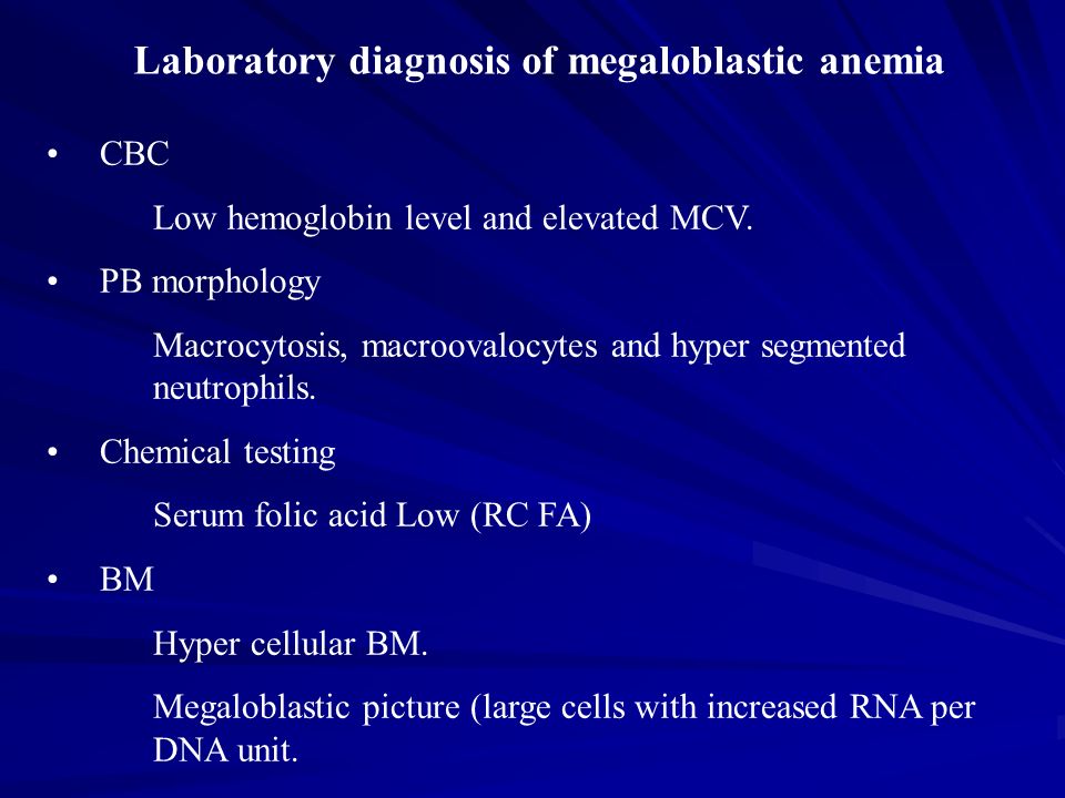 Megaloblastic anemia Folic acid deficiency - ppt video online download