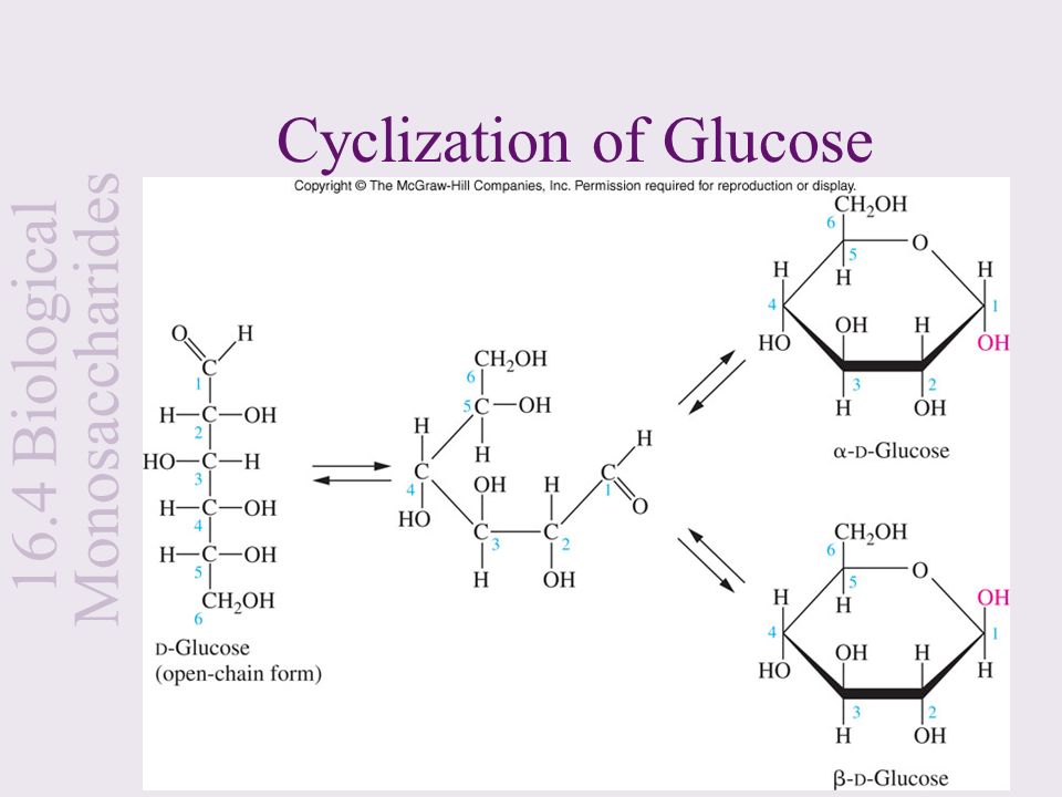 Cyclization of Glucose