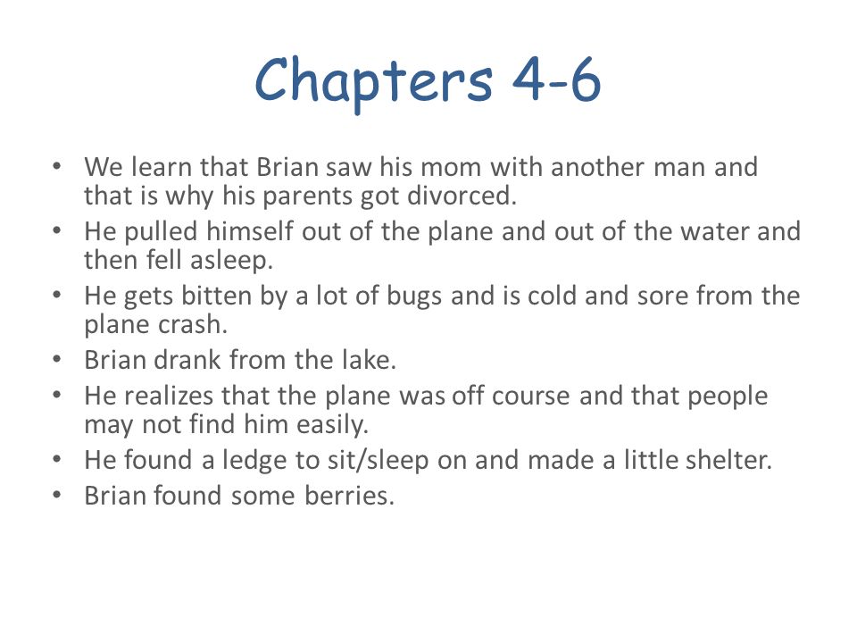 Hatchet Book Summary Chapter 10