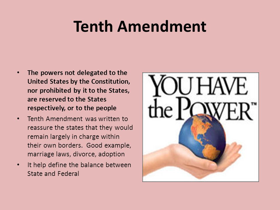 10th amendment explained