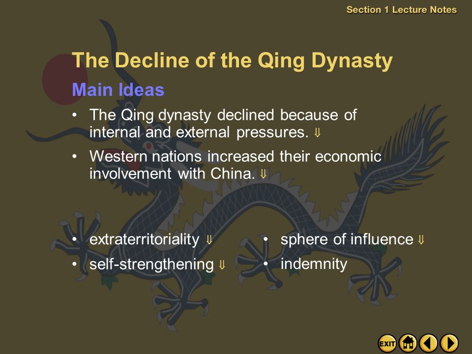 fall of qing dynasty reasons