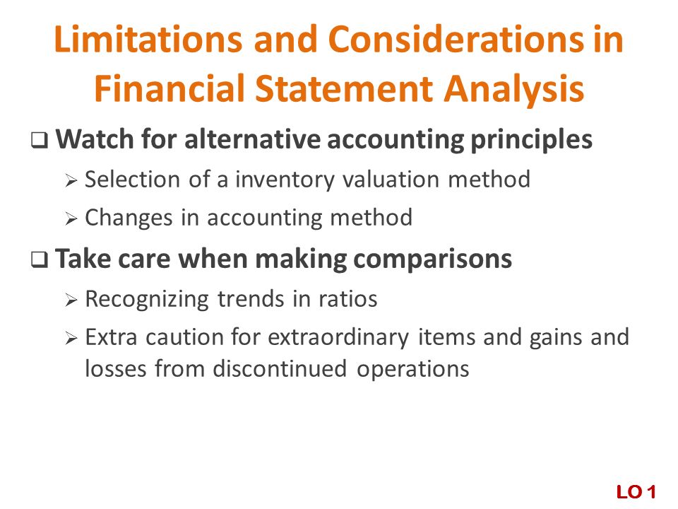 Limitations and Considerations in Financial Statement Analysis