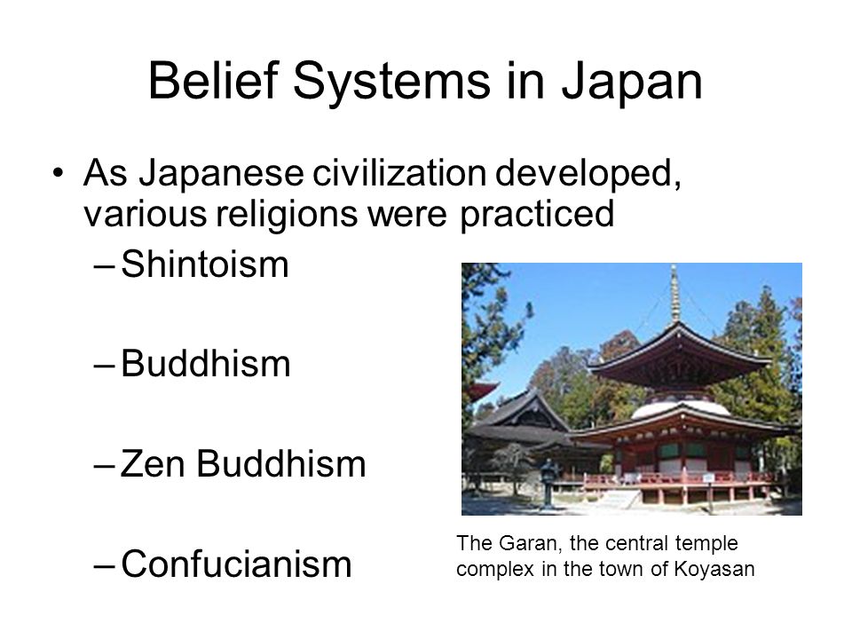 Belief Systems in Japan