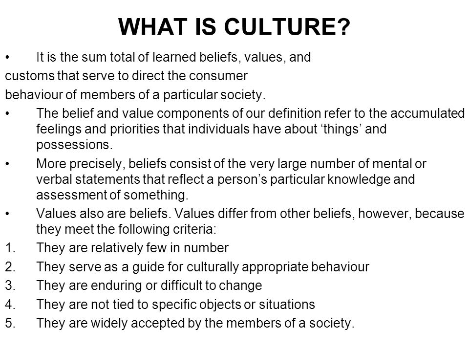 influence of culture on consumer behaviour