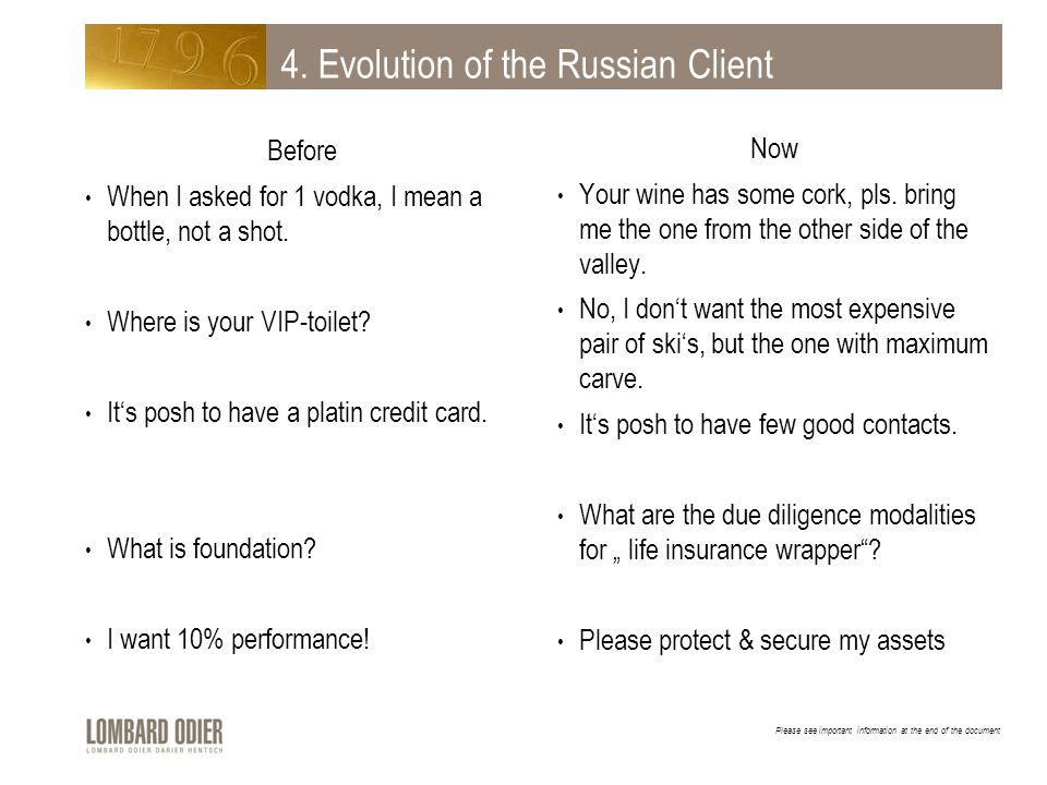 4. Evolution of the Russian Client