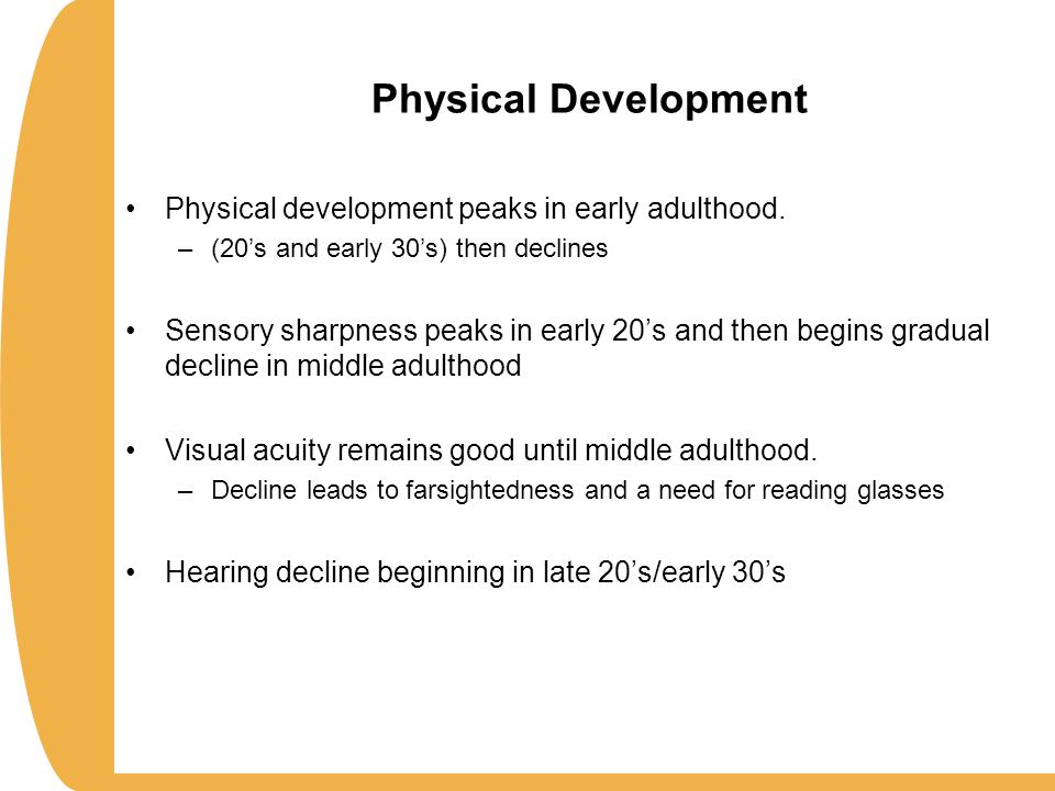 early adulthood intellectual development