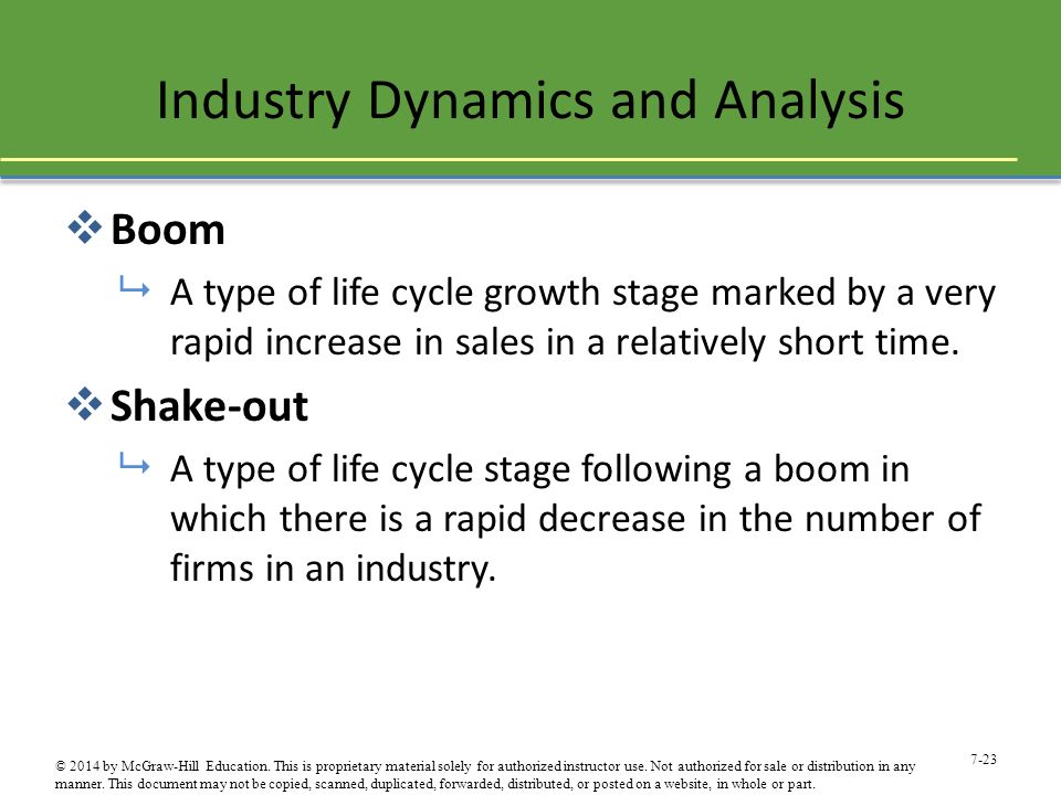 Industry Dynamics and Analysis